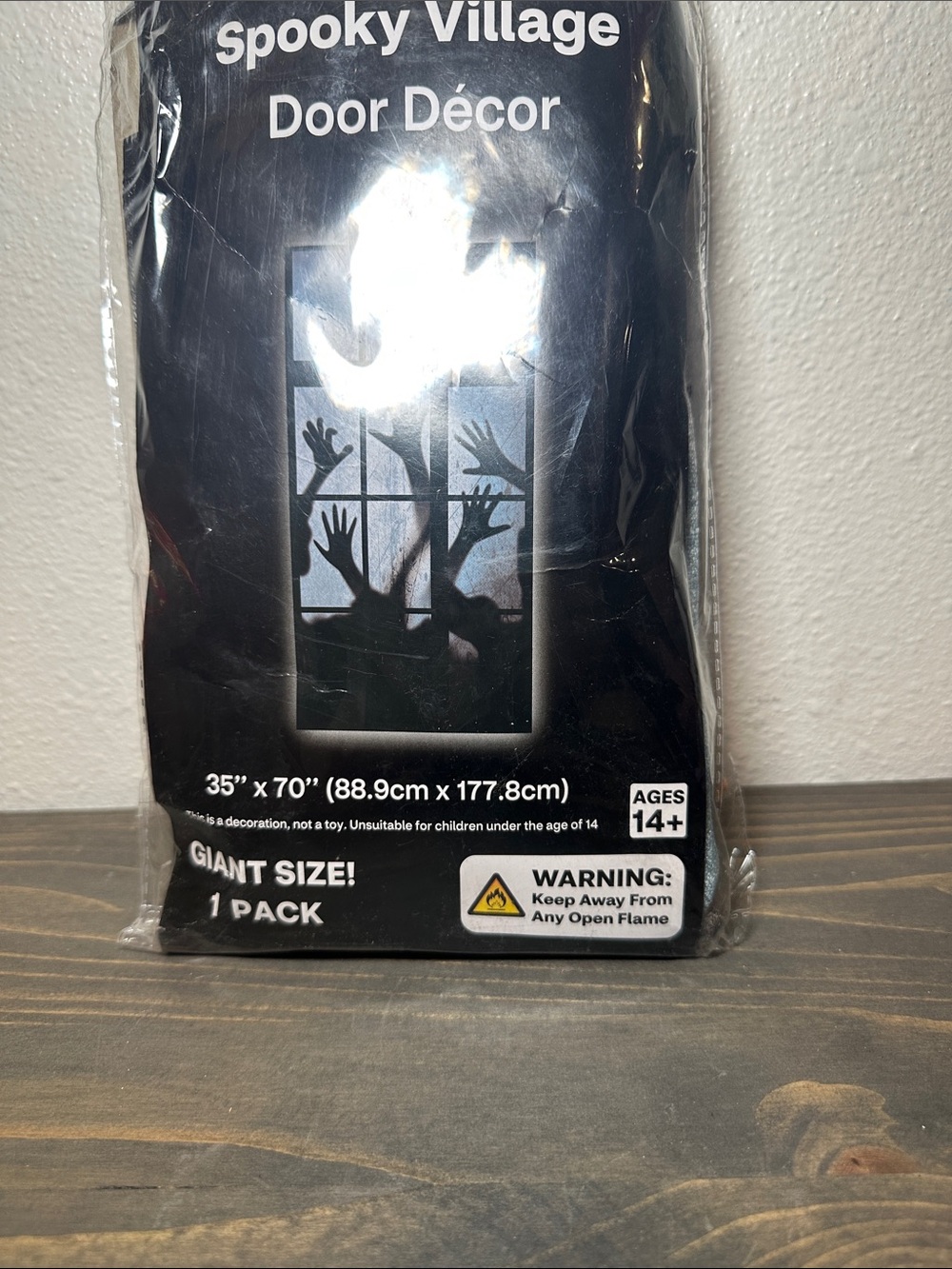 Door Décor - Black Halloween Window Silhouette